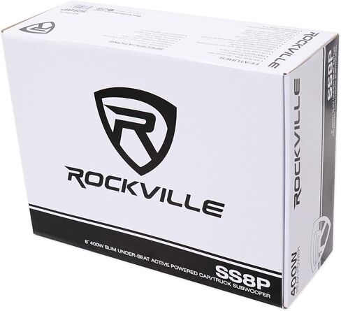 Rockville SS8P 400 وات ضئيلة تحت المقعد/شاحنة مضخم صوت Sub+Amp Kit in Saudi Arabia