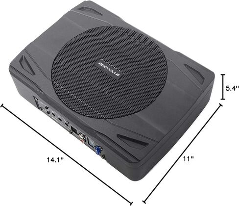 Rockville SS8P 400 وات ضئيلة تحت المقعد/شاحنة مضخم صوت Sub+Amp Kit in Saudi Arabia