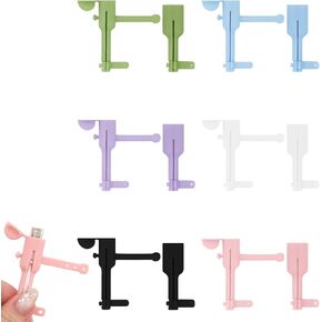 6 Pairs Silicone Charger Cable Protectors - Universal 3-in-1 Non-Slip Cord Saver, Double-End Silicone Data Cable Protection Cover Cord Organizer, Charger Cables Protector for Home Wrap Accessories in Saudi Arabia