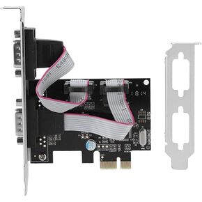 PCI E Adapter PCI Express RS 232 2 بطاقة محول المسلسل المنفذ ، بطاقة توسيع محول وحدة تحكم Express in Kuwait
