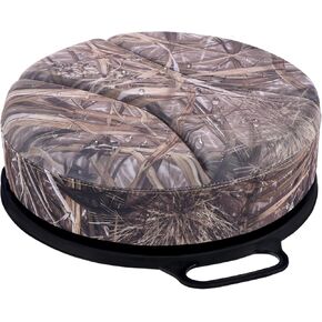 5 Gallon Bucket Seat with 3" Thick Seat Foam Cushion, 360°Swivel Bucket Lid Seat, Waterproof & Silent Bucket Seats for Dove Duck Hunting, Ice Fishing, Baseball, Camping in Saudi Arabia
