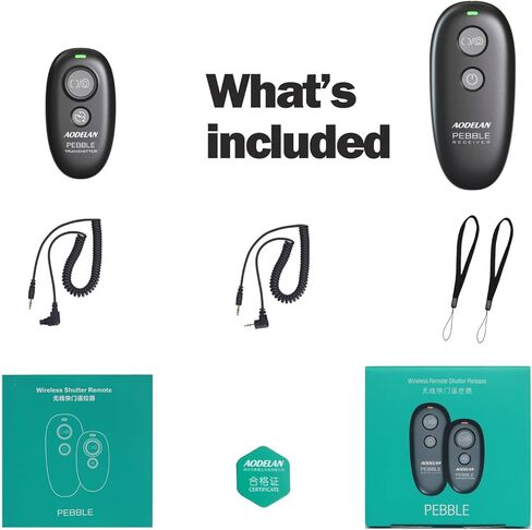 Upgraded USB-C Rechargeable Wireless Remote Control,AODELAN Camera Shutter Release Compatible with Fujifilm X-S20, X-T50, X-S10, X-E5, X-E4, X-T200, GFX100II in Kuwait