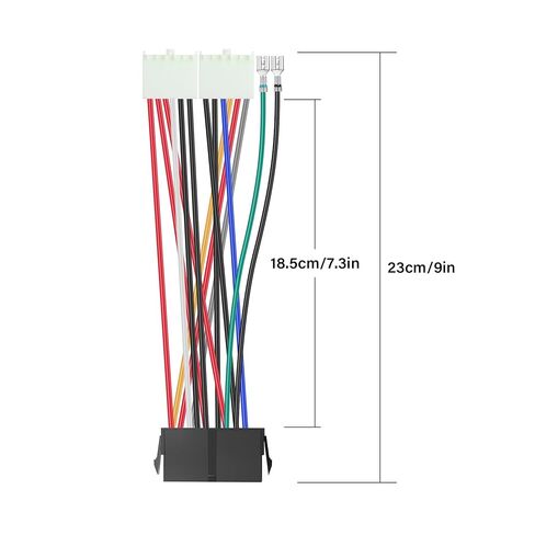 ATX إلى AT AT Power Adapter ، 18AWG 20-Pin ATX إلى 2-PORT 6-PIN في PSU Power Cord ، UITable للموديلات الأقدم من 286 و 386 و 486 جهاز كمبيوتر -20 سم/7.87in in Kuwait