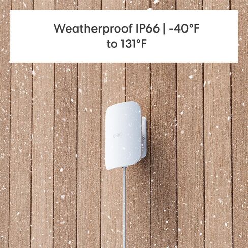 Amazon Eero Outdoor 7 Dual-Band Mesh WiFi Router (أحدث طراز) ، تصنيف مقاوم للتسلية من IP66 ، تغطية تصل إلى 15000 قدم مربع ، في الهواء الطلق ، حزمة واحدة ، تتضمن 30W POE+ محول in Saudi Arabia