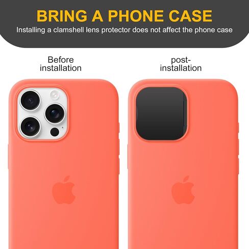 3 Pack Privacy Cover متوافقة مع iPhone 16 Pro/iPhone 16 Pro Max مع غطاء خصوصية الكاميرا الأماميين ، وغطاء الكاميرا المضاد للتجسس ، وتصميم ملصق سهل ، وحماية على iPhone 16 Pro/16 Pro Max. أسود in Kuwait