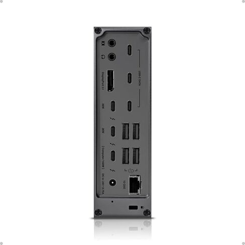 CalDigit TS5 PLUS - Thunderbolt 5 Dock - 20 Port, 10Gb Ethernet, 140W dedicated host Charging, TBT-5 x 3, USB 10Gb/s x10, Dual USB Controllers, Up to Two 8K 60Hz Displays, 1.0m Braided Cable, 330W PSU in Saudi Arabia