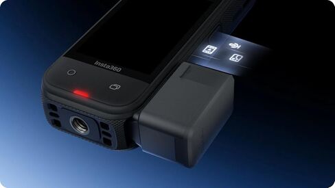 insta360 x5 قارئ سريع ، موصلات USB-C مزدوجة وبرق ، متوافقة مع كل من أجهزة iOS و Android ، USB-3.0 لنقل الملفات الكبيرة بشكل أسرع ، وتصوير وتخزين في وقت واحد in Saudi Arabia