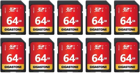 GIGASTONE 32GB SD Card 5-Pack UHS-I U1 Class 10 SDHC Memory Card High-Speed up to 80MB/s Full HD Video Compatible with Digital Camera, SPYPOINT TACTACAM WOSPORTS Trail Camera, with 5 Mini Cases in Saudi Arabia