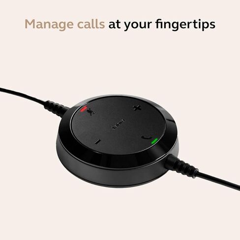 Jabra Evolve 30 II السلكية السلكية ذات الأذن المزدوجة مع MIC للعمل-مقبس 3.5 مم أو اتصال USB-A/USB-C ، سماعة الكمبيوتر مع ميكروفون إلغاء الضوضاء ، يعمل مع منصات الاجتماعات عبر الإنترنت-أسود in Saudi Arabia