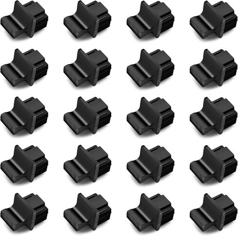 RJ45 Dust Covers Caps Ethernet Port Plugs Suitable for Open Slot on Network Switch Silicone 20pcs/Pack in Saudi Arabia