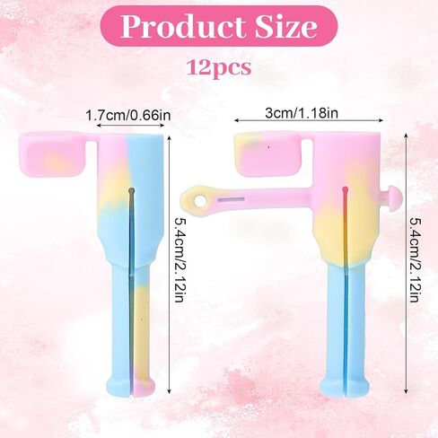Charger Cable Protector 12pcs Non-Slip Cord Savers Silicone Charger Cable Protector Cover 3-in-1 Chargers Accessories Colorful Cables Organizer Wrap for Type-C Cell Phone Earphone Laptop Home Gift in Saudi Arabia