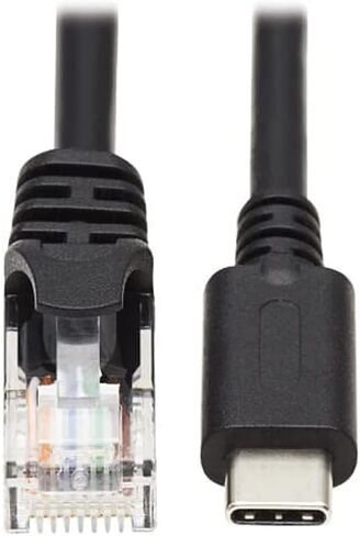 Tripp Lite USB-C to RJ45 Serial Rollover Cable (M/M), Connect to Cisco Modem/Router/Serial-Based Device, Windows/macOS/Linux Compatible, 250 Kbps, 6 Feet / 1.8 Meter, 3-Year Warranty (U209-006-RJ45XC) in Saudi Arabia