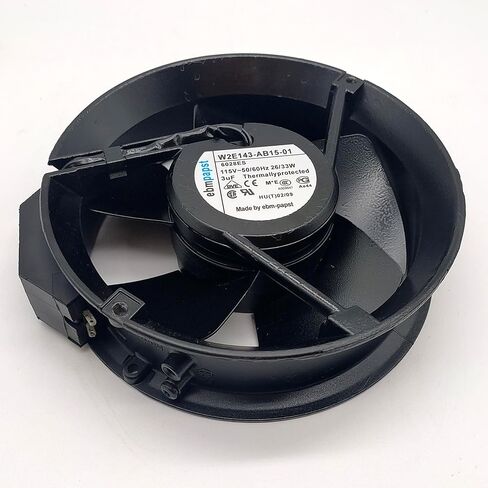 EBM W2E143-AB15-01 6208ES 115V 26/33W دائرة كاملة جميع المروحة المحورية المعدنية in Kuwait