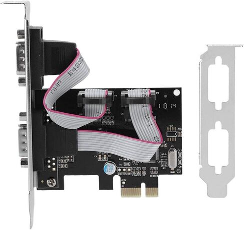 PCI E Adapter PCI Express RS 232 2 بطاقة محول المسلسل المنفذ ، بطاقة توسيع محول وحدة تحكم Express in Kuwait