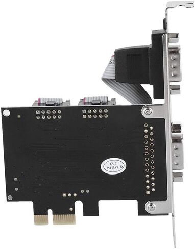 PCI E Adapter PCI Express RS 232 2 بطاقة محول المسلسل المنفذ ، بطاقة توسيع محول وحدة تحكم Express in Kuwait