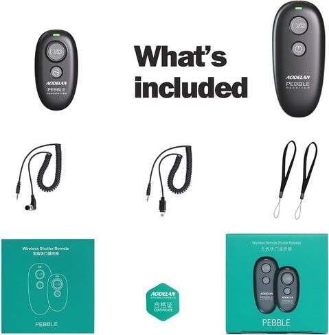 Upgraded USB-C Rechargeable Wireless Remote Control,AODELAN Camera Shutter Release Compatible with Fujifilm X-S20, X-T50, X-S10, X-E5, X-E4, X-T200, GFX100II in Kuwait