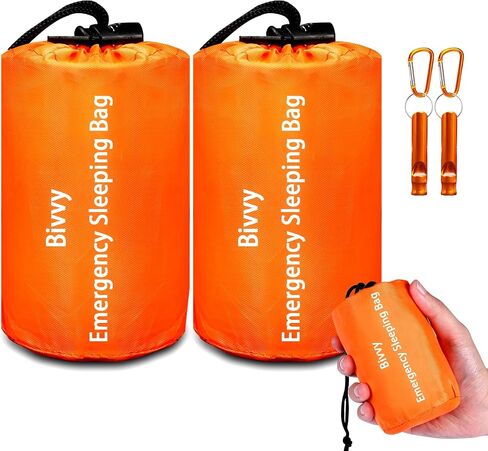 حقيبة البقاء على قيد الحياة في حالة طوارئ ، كيس البقاء على قيد الحياة ، أكياس Bivy Bivy المحمولة المليئة بالماء. in Kuwait