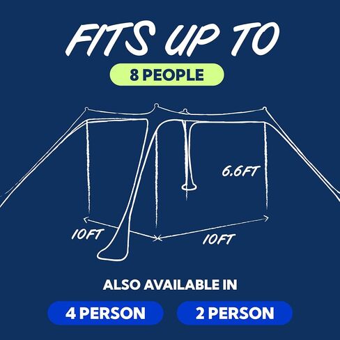 SUN NINJA Beach Tent Sun Shelter, Beach Shade Canopy with UPF50+ Protection | Beach Canopy Tent Sun Shade, Cabana Includes Carry Bag, Sand Shovel, Ground Pegs, 4 Poles & Anchor Bags in Saudi Arabia