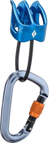 Black Diamond Big Air ATC XP Belay Device and Rocklock Screwgate Locking Carabiner Package for Rock Climbing in Saudi Arabia