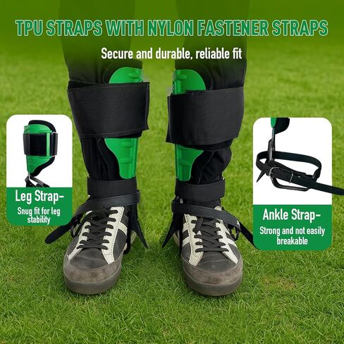 Tree Climbing Spikes Set, Alloy Steel Climbing Spurs, 350lbs Load Capacity, Green, Classic Style, Ideal for Climbers, Fruit Picking & Lumberjack in Kuwait