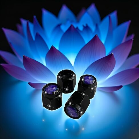 غطاء قبعات جذعية صمام إطار جمجمة، 4 قطع غطاء صمام هواء معدني أسود، أغطية جذعية لعجلة السيارة من الألومنيوم، أغطية جذعية عالمية للسيارات والشاحنات والدراجات والدراجات النارية والدراجات ومقاومة للتآكل in Kuwait