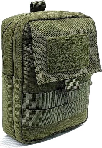 Tactical Belt Pouch Molle Phone Slim Utility Waist Bag EDC Organizer with Cellphone Holster 3 Colors (Black,Brown,Green) in Saudi Arabia