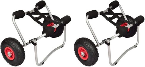 Trolleys Kayak 2 PCS الألومنيوم ، تخزين المركبات والشحن ، مقطورات السيارات ، مقطورات القوارب ، 277087 in Kuwait