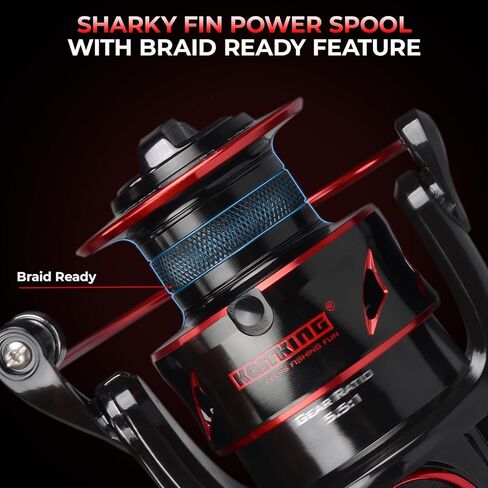 Kastking Sharky Baitfeeder III Spinning Spinning Reel 10+1 in Kuwait