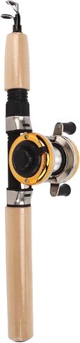 Ice Fishing Rod & Reel Combos, 2 Sinkers and Lig for Comfortable Ice Fishing in Winter, Complete Ice Fishing Gear Set for Adults in Saudi Arabia