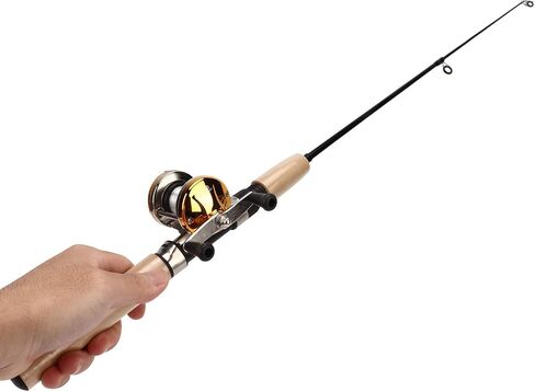 Ice Fishing Rod & Reel Combos, 2 Sinkers and Lig for Comfortable Ice Fishing in Winter, Complete Ice Fishing Gear Set for Adults in Saudi Arabia