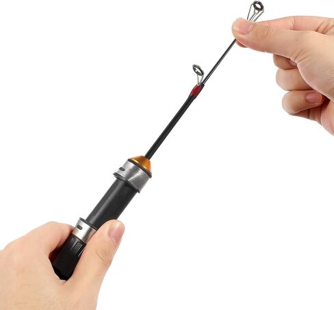 IMIKEYA Telescopic Ice Fishing Rod for Youth - Compact and Durable Tackle Tool in Saudi Arabia