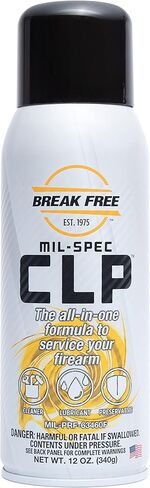 Break Free CLP Cleaner Lubricant and Preservative Gun Cleaner, CLP-12, Aerosol Can, Synthetic Oil, 12 Ounces in Saudi Arabia