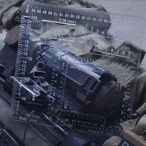 بطاقة Hunt-R Rangefinder-مكتشف النطاق التناظري للجيب للصيد ، والغزلان وأيائل تقدير مسافة-خالية من البطارية ، وخفيفة الوزن ، ومتعددة الأدوات القياس in Kuwait