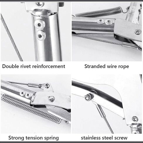 Gerrit 1.2m قابلة للطي أفعى ملقط لذاتي قفل قابلية للزواحف الأفعى الماسك الصيد حشرجة الطفل على نطاق واسع in Kuwait