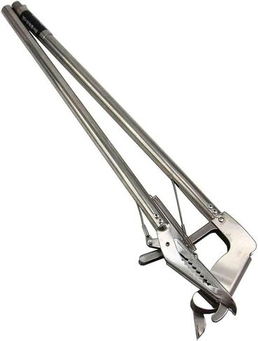 Gerrit Snake Tong Tong قابلة للطي قابلة للضرب القابل للصدأ مقطع القمامة القمامة قوية الزواحف آمنة الاستيلاء على الماسك الأفعى أداة معالجة الزواحف (الحجم: 1.5m) in Kuwait