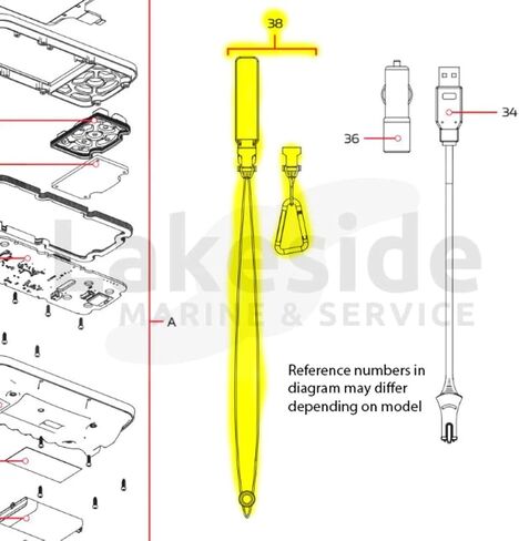 Minn Kota 2390800 Lanyard مع Carabineer ، I-Pilot Remote ، I-Pilot 1.6/3.0 in Kuwait