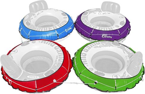 Bradley 4 Pack Heavy Duty River Tube Cover Only; Made in USA to fit River Run Tube; Compatible with Intex Inflatable River Run River Float Tube & Most 53" River Tubes in Saudi Arabia