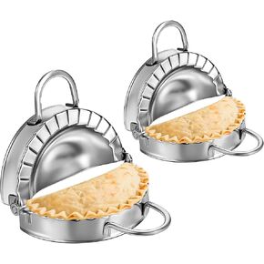2pcs الفولاذ المقاوم للصدأ التورتيلا سلكات التاكو صانع تورتيلا جرايبر ، لفطائر بوريتوس Quesadillas ساندويتش (5 بوصات و 6 بوصات) in Kuwait