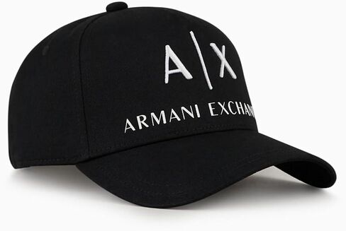 A|X Armani Exchange Men's Baseball hat, Black & White, One Size in Saudi Arabia