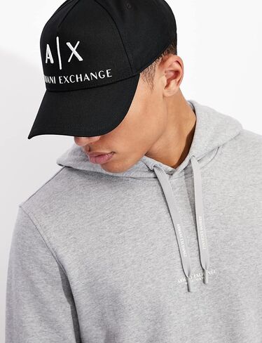 A|X Armani Exchange Men's Baseball hat, Black & White, One Size in Saudi Arabia