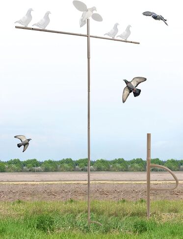 عمود تثبيت شجرة الحمامة ، تقف بقطب محمولة 9 أقدام للأعمال الخارجية مع شرك الحمامة (شرك الحمامة غير مدرجة) in Kuwait