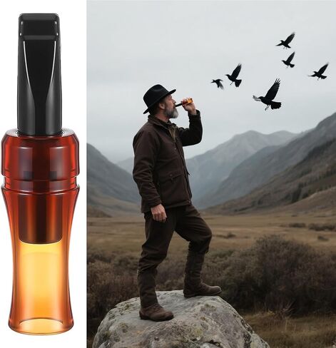 Crow Caller لجذب الغربان ， Crow Call Whistle ، Raven Portable Crow Frishing صافرة ، صافرة المقلدة المقلدة Crow Caller ، صافرة الغراب ، للمبتدئين ، والمبتدئين ، المحترفين in Kuwait