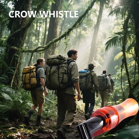 Crow Caller لجذب الغربان ， Crow Call Whistle ، Raven Portable Crow Frishing صافرة ، صافرة المقلدة المقلدة Crow Caller ، صافرة الغراب ، للمبتدئين ، والمبتدئين ، المحترفين in Kuwait