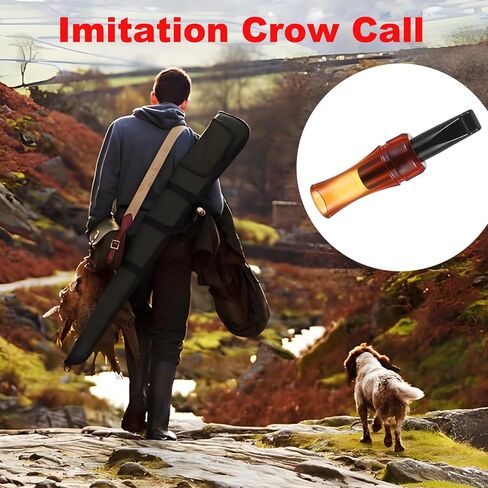 Crow Caller لجذب الغربان ， Crow Call Whistle ، Raven Portable Crow Frishing صافرة ، صافرة المقلدة المقلدة Crow Caller ، صافرة الغراب ، للمبتدئين ، والمبتدئين ، المحترفين in Kuwait