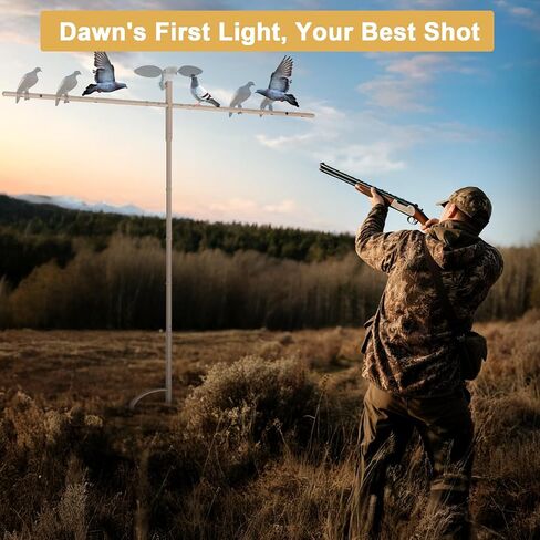 Outdoors Dove Hunting Decoys, 9 ft Height Adjustable Dove & Duck Tree Mounting Pole, Dove Decoy Stand Pole Hunting Accessories Works with Dove Decoys, Hunting Gifts (Dove Decoy Not Included) in Saudi Arabia