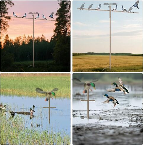 Outdoors Dove Hunting Decoys, 9 ft Height Adjustable Dove & Duck Tree Mounting Pole, Dove Decoy Stand Pole Hunting Accessories Works with Dove Decoys, Hunting Gifts (Dove Decoy Not Included) in Saudi Arabia