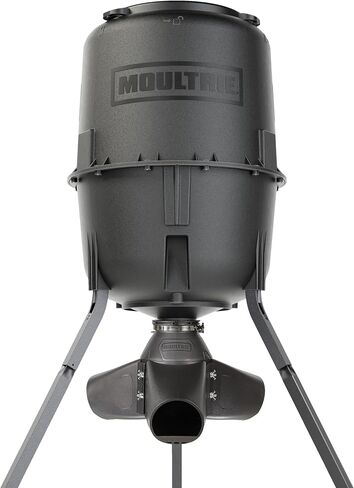 Moultrie Gravity Deer Feeder - Tripod Game Feeder - محول تحويل سهل - PELLET PELLET جاهز - إعداد وعرة بدون قوة لإدارة الغزلان in Kuwait