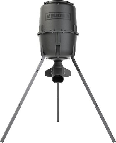 Moultrie Gravity Deer Feeder - Tripod Game Feeder - محول تحويل سهل - PELLET PELLET جاهز - إعداد وعرة بدون قوة لإدارة الغزلان in Kuwait