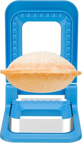 HiYZ Sandwich Cutter - 5 PCS Decruster Sandwich Maker - Cookie Cutter for Kids Boys Girls - Peanut Butter and Jelly Crustless Sandwich Bread Pancake Maker (Metal Deep Blue) in Kuwait