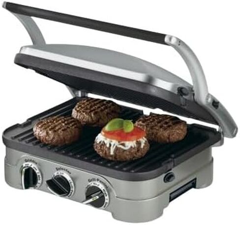 Cuisinart 5-IN-1 Stainless Steel Griddler, Panini Press, Sandwich Maker & More, GR-4NNAS in Saudi Arabia